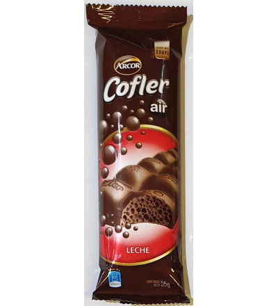 CHOCOLATE COFLER AIR LECHE X 55 GR