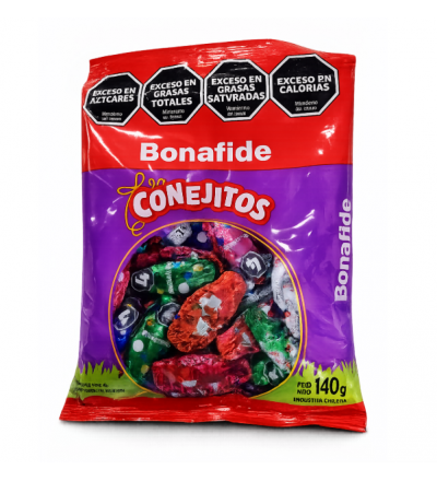 CONEJITOS BOLSA 140GR BONAFIDE