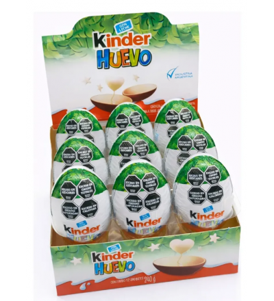 HUEVO KINDER NATOONS X 12 UNIDADES