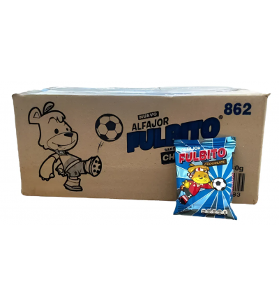 ALFAJOR FULBITO CHOCOLATE X 40 UNIDADES