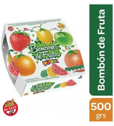 BOMBON DE FRUTA MOGUL X 500 GR