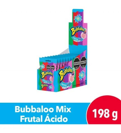 GOMITA BUBBALOO GATITOS 16 GR X 12 UNIDADES