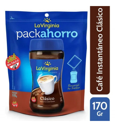 CAFE LA VIRGINIA CLASICO 170 GR