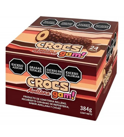 BARRA CROCS AVELLANA X 24 UNIDADES