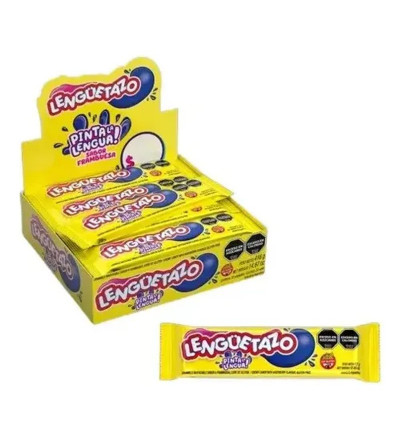 GOMITA LENGUETAZOS FRAMBUESA X 32 UNIDADES