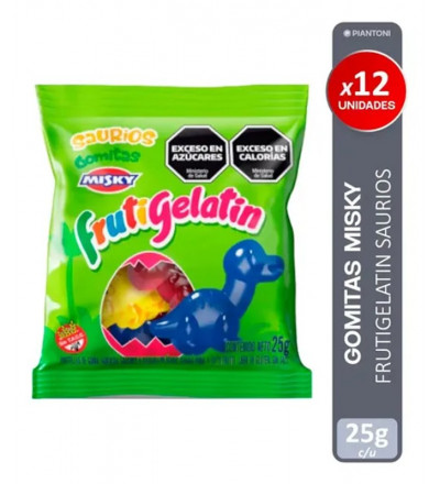 GOMITA FRUTIGELATIN GUSANO ACIDO X 12 UNIDADES