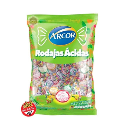 RODAJAS ACIDAS X 930 GR