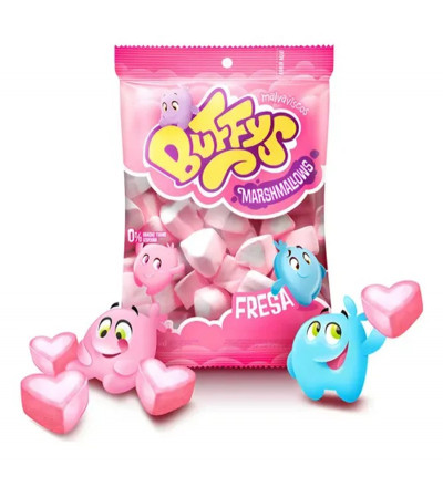 MALVAVISCO BUFFYS CORAZON FRESA 200 GR