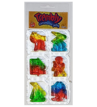 GOMITA TREMBLY FUTBOL X 6 UNIDADES