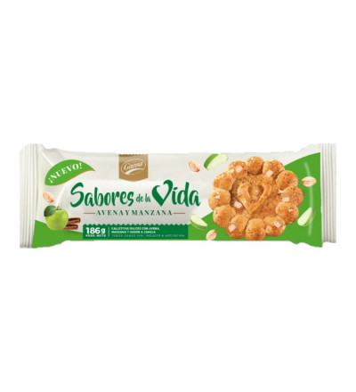 GALLETITA SAB DE LA VIDA AVENA MANZANA 160 GR