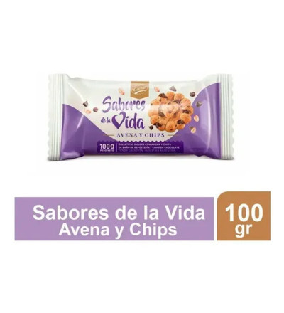 GALLETITA SAB DE LA VIDA AVENA CHIPS 160 GR