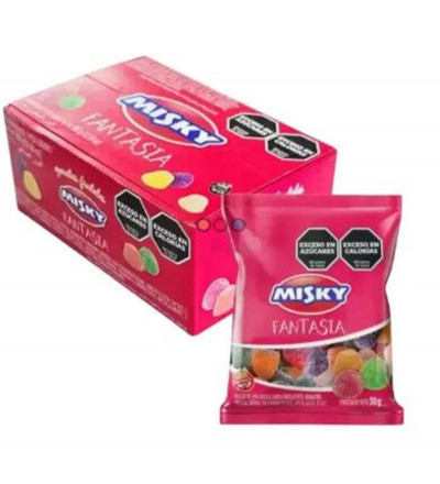 GOMITA MISKY FANTASIA X 12 UNIDADES 30 GR