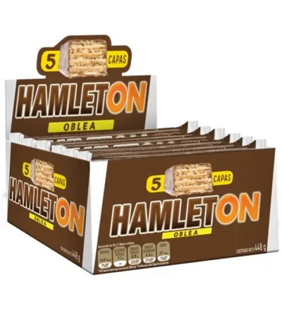 CHOCOLATE HAMLETON X 16 UNIDADES