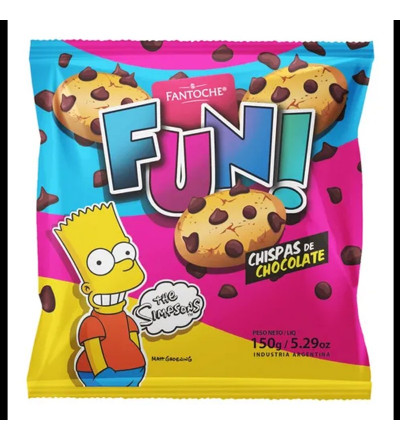 GALLETA FUN CHISPAS 155 GR