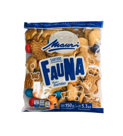GALLETAS SURTIDO FAUNA X 150 GR