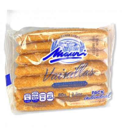 VAINILLAS MAURI X 80 GR
