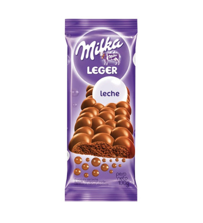CHOCOLATE MILKA LEGER LECHE 100 GR