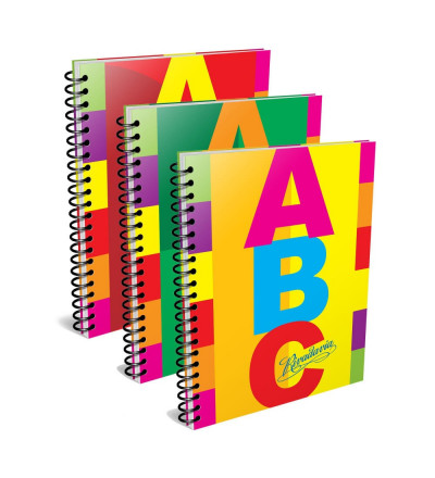 CUADERNO RIVADAVIA ABC A4 ESPIRAL 100 HOJAS RAYADO