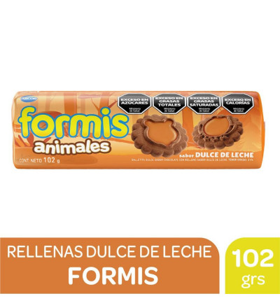 GALLETAS FORMIS DULCE DE LECHE X 102 GR