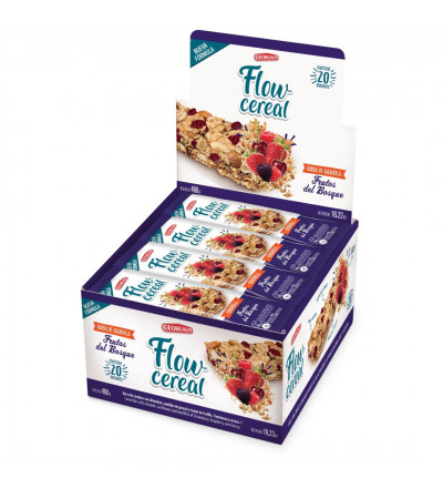 BARRA DE CEREAL FLOW FRUTOS DEL BOSQUE X 20 UNIDADES