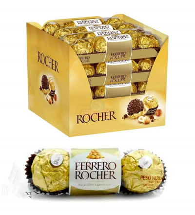 BOMBON FERRERO ROCHER DISPLAY X 16 TIRAS X 3 UNIDADES