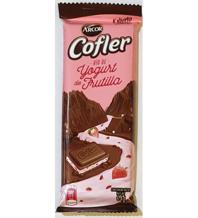 CHOCOLATE COFLER YOGURT FRUTILLA 64 GR