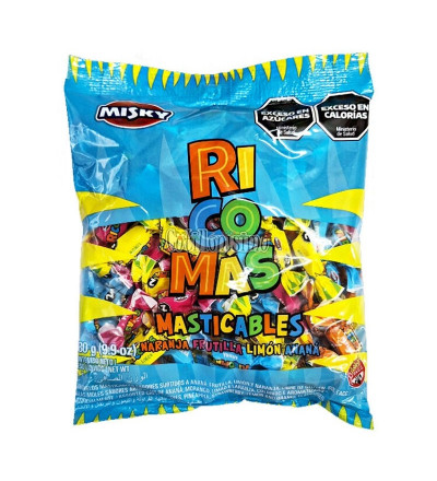 MASTICABLE RICOMAS SURTIDO 4 SABORES 280 GR