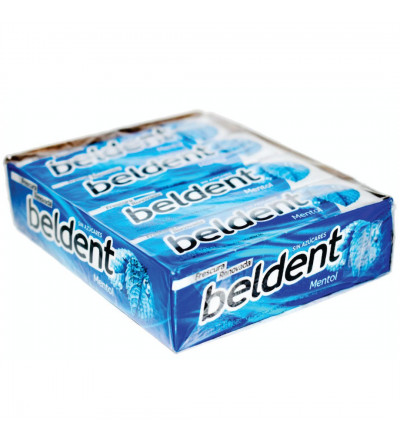 CHICLE BELDENT MENTOL X 20 UNIDADES
