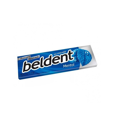 CHICLE BELDENT MENTOL X 20 UNIDADES