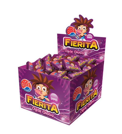 CHICLE FIERITA UVA X 100 UNIDADES