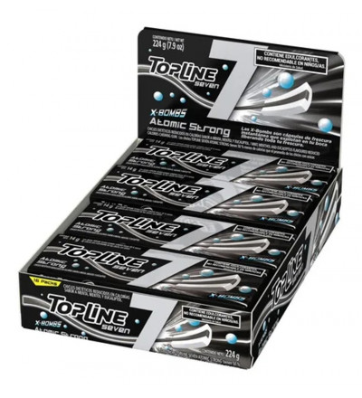 CHICLE TOP LINE SEVEN STRONG X 16 UNIDADES