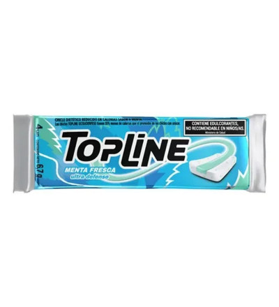 CHICLE TOP LINE DEFENSE X 20 UNIDADES