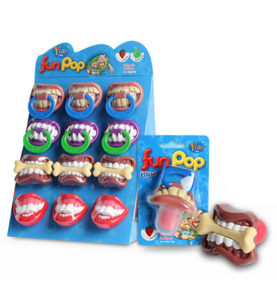 CHUPETIN FUN POP X 12 UNIDADES EXHIBIDOR SURTIDO