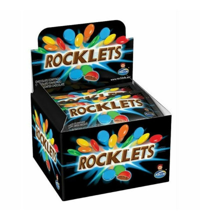 CHOCOLATE ROCKLETS 40 GR X 18 UNIDADES