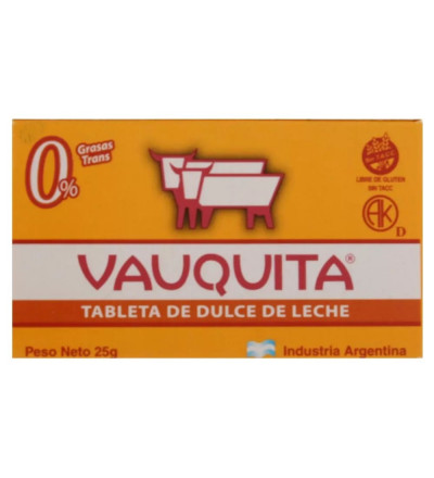 CHOCOLATE VAUQUITA 25 GR X 18 UNIDADES