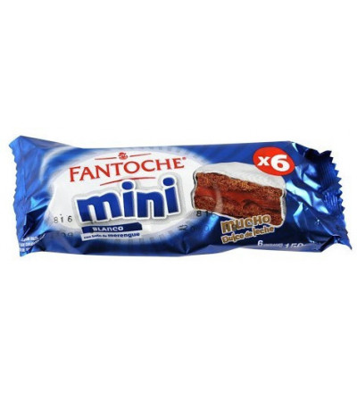ALFAJOR FANTOCHE MINI BLANCO 150GR