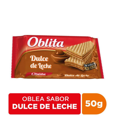 OBLEA OBLITA DULCE DE LECHE 50 GR