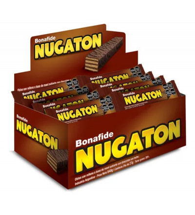 CHOCOLATE NUGATON LECHE X 24 UNIDADES