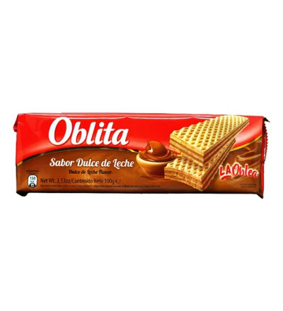 OBLEA OBLITA DULCE DE LECHE 100 GR