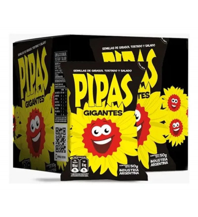 PIPAS GIGANTE X 12 UNIDADES