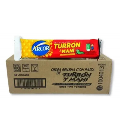 TURRON ARCOR X 50 UNIDADES