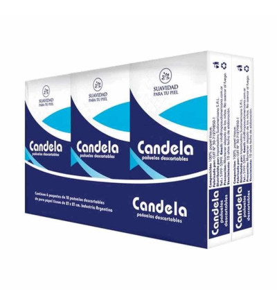 PANUELO CANDELA X 6 UNIDADES
