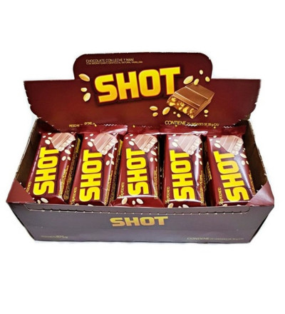 CHOCOLATE SHOT X 25 UNIDADES 35 GR