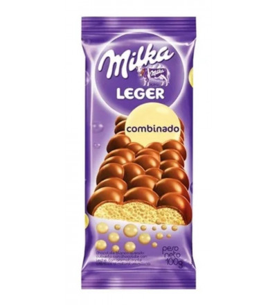 CHOCOLATE MILKA LEGER COMBINADO 100 GR