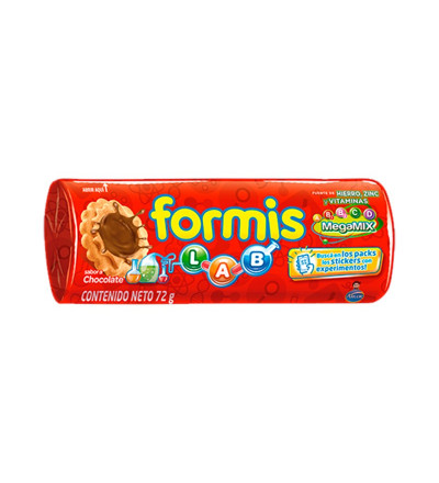 GALLETA FORMIS CHOCOLATE X 72 GR
