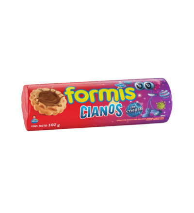GALLETA FORMIS CHOCOLATE X 102 GR