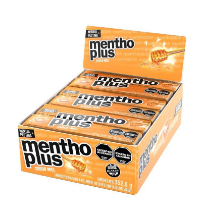 PASTILLA MENTHO PLUS MIEL X 12 UNIDADES