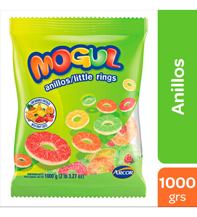 GOMITA MOGUL ANILLOS X 1 KG