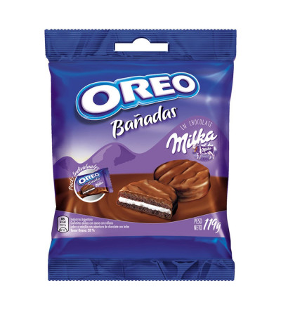 GALLETA OREO BANADA EN CHOCOLATE X 119 GR