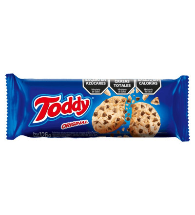 GALLETA TODDY CHIP DE CHOCOLATE X 126 GR